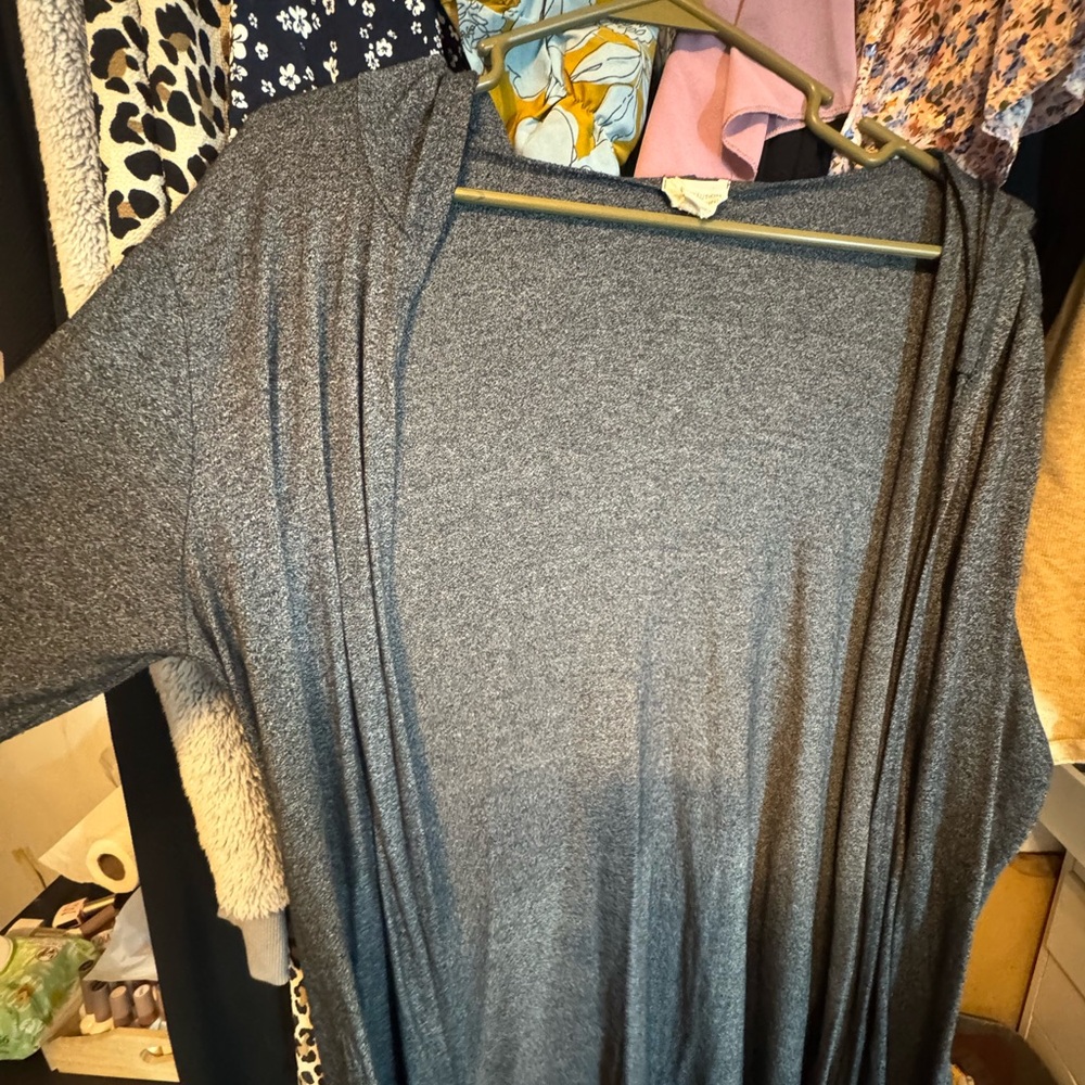 Caution To The Wind Charcoal Hooded Sweater